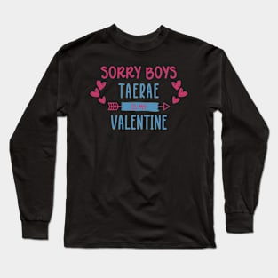 Sorry Boys Taerae Is My Valentine ZEROBASEONE Long Sleeve T-Shirt